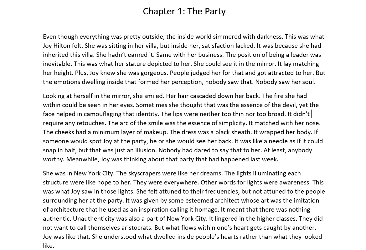 Everything She Never Had